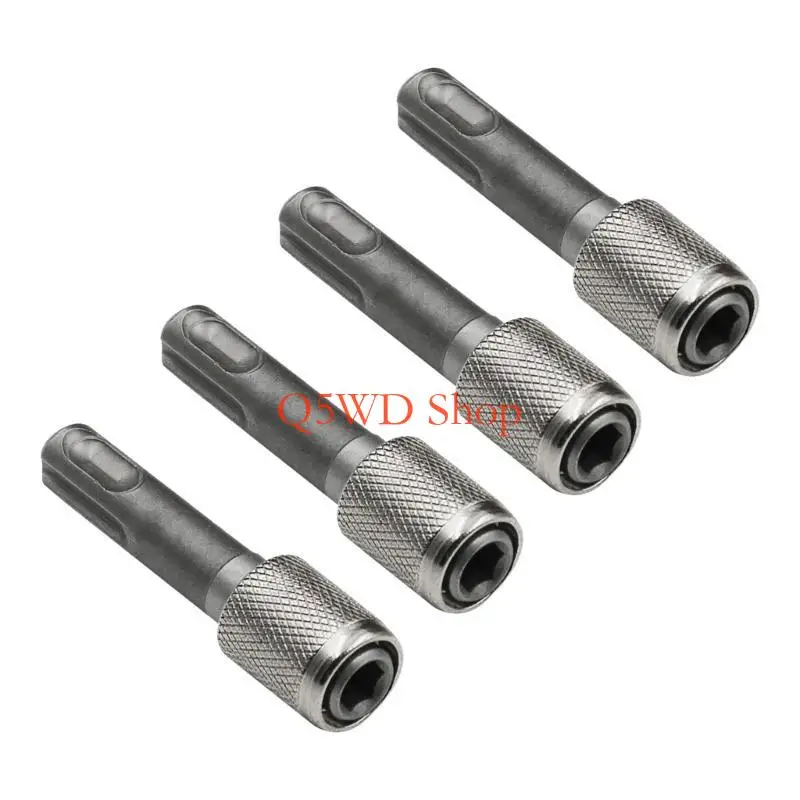 Q5WD 4pcs Adapter 6.35mm 1/4Inch Hexagonal Shank Suitable for Quick Drill Bit Changes Efficient Drill Conversion Repair Tasks