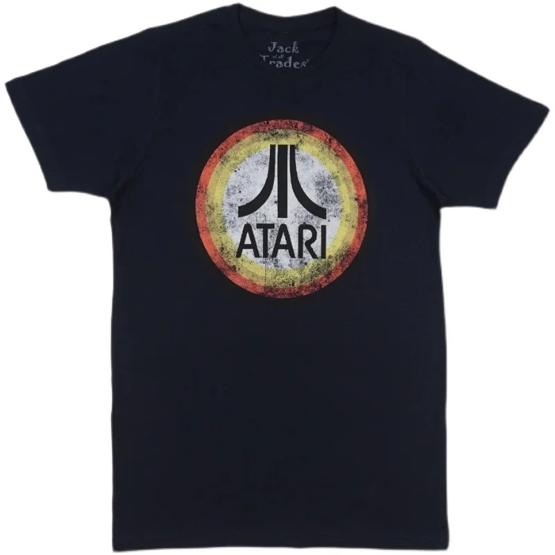 1980s ATARI LOGO Retro Atari Retro Arcade Game Console American Retro Short-sleeved T-shirt Cotton Kid TShirt Summer Tops