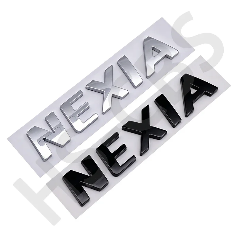 3D ABS NEXIA Logo Badge Car Stickers NEXIA Letter Rear Trunk Body Decal Car Emblem Stickers Car Styling Accessories