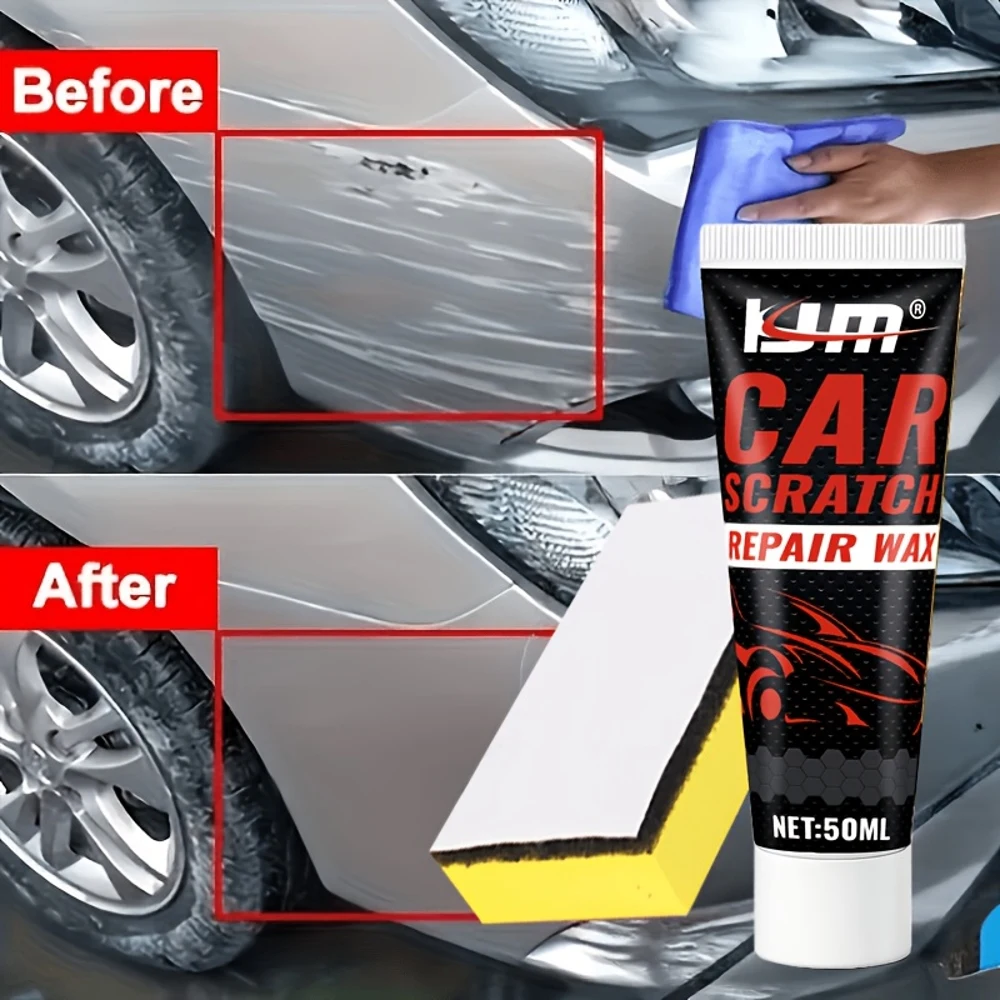 Car Scratch Remover, Comes with a Free Polishing Cloth. Designed to Repair Minor Scratches Such as Bumper Scuffs and Stone Chips