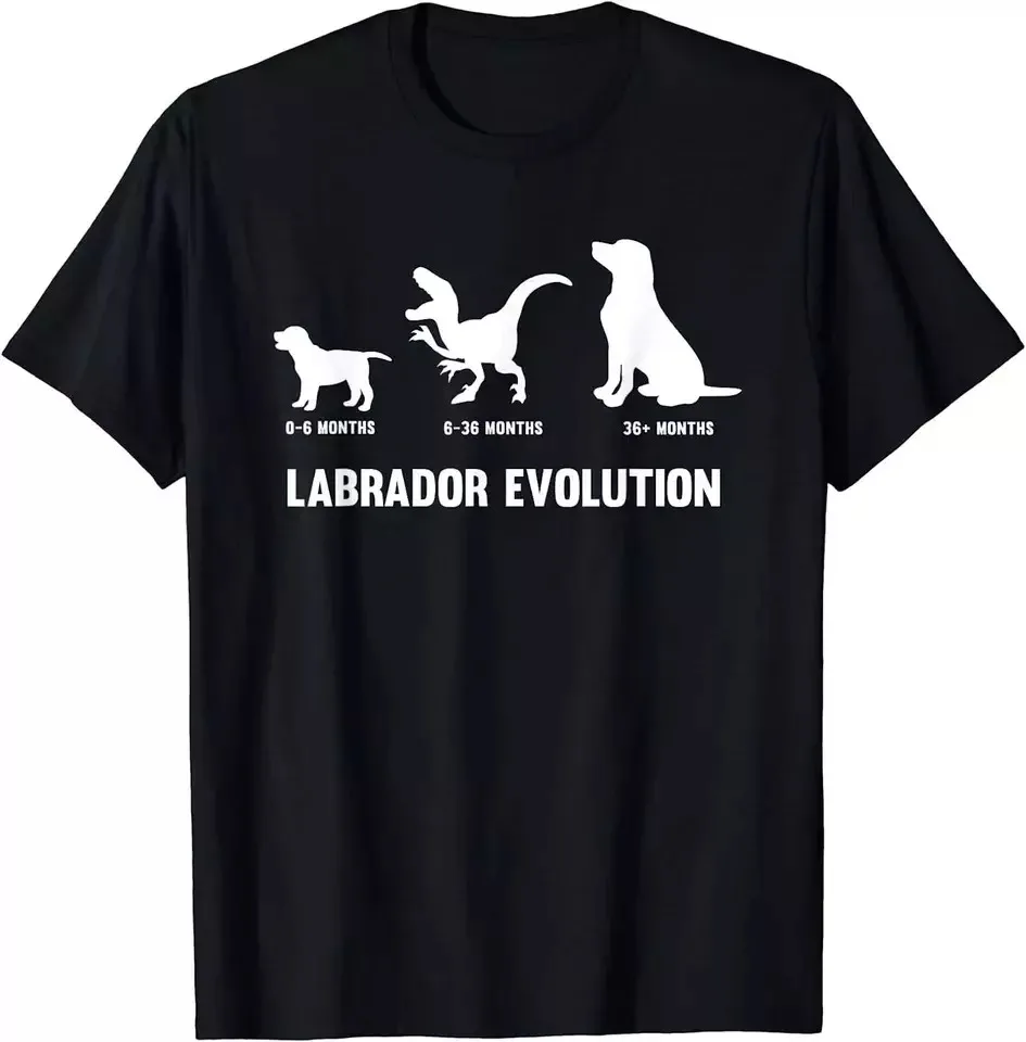 Labrador Retriever Evolution Design Best Gift Idea Unisex T-Shirt S-5XL