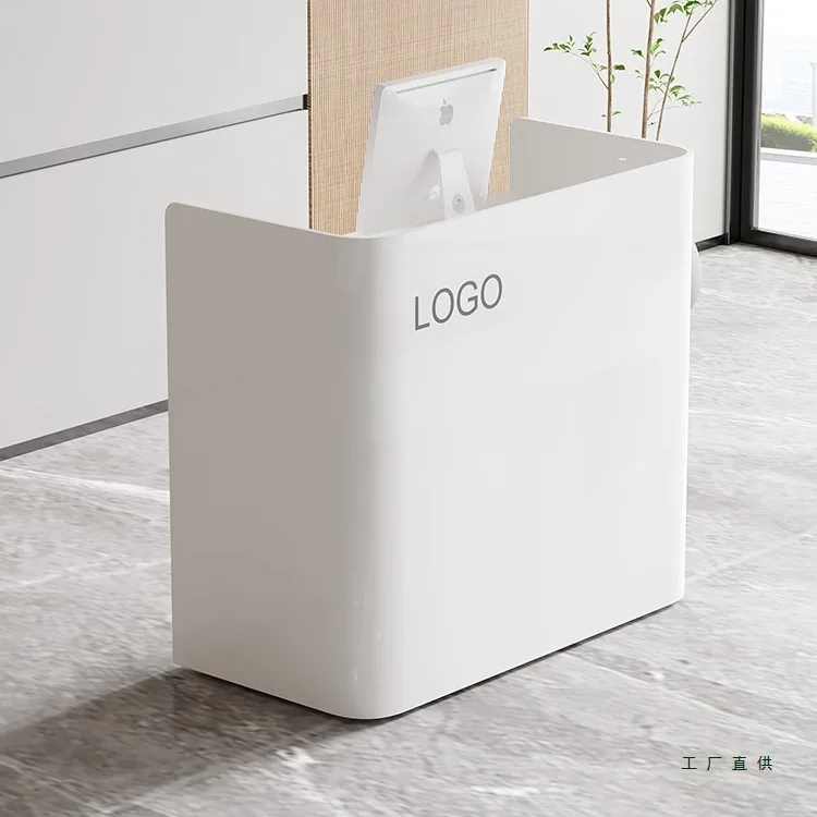 Small front desk, reception desk, shopping guide counter, counter, reception desk, cash register, store company information desk