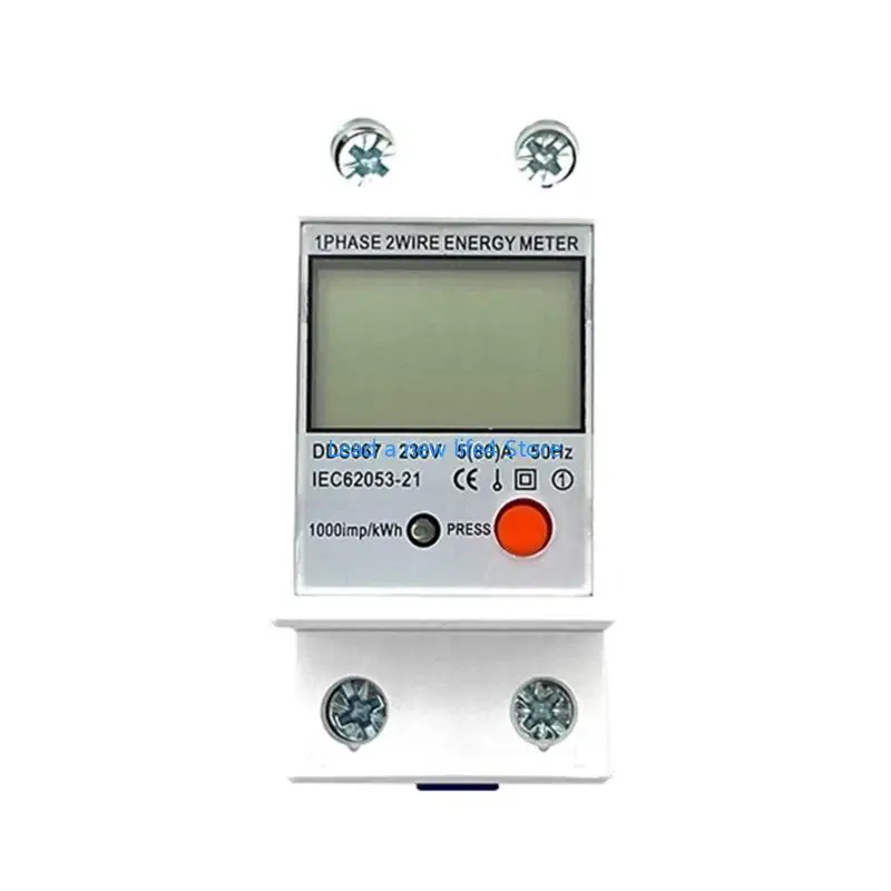 

Y55E Din Consumption Wattmeter Monitors Electricity Meter Multimeter