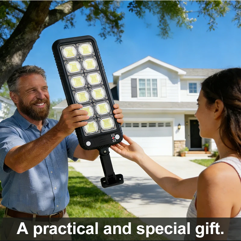 

Солнечный уличный светильник на 300 светодиодов с датчиком движения, настенный, с пультом ДУ, IP65, водонепроницаемый, 3 режима, для наружного освещения и безопасности