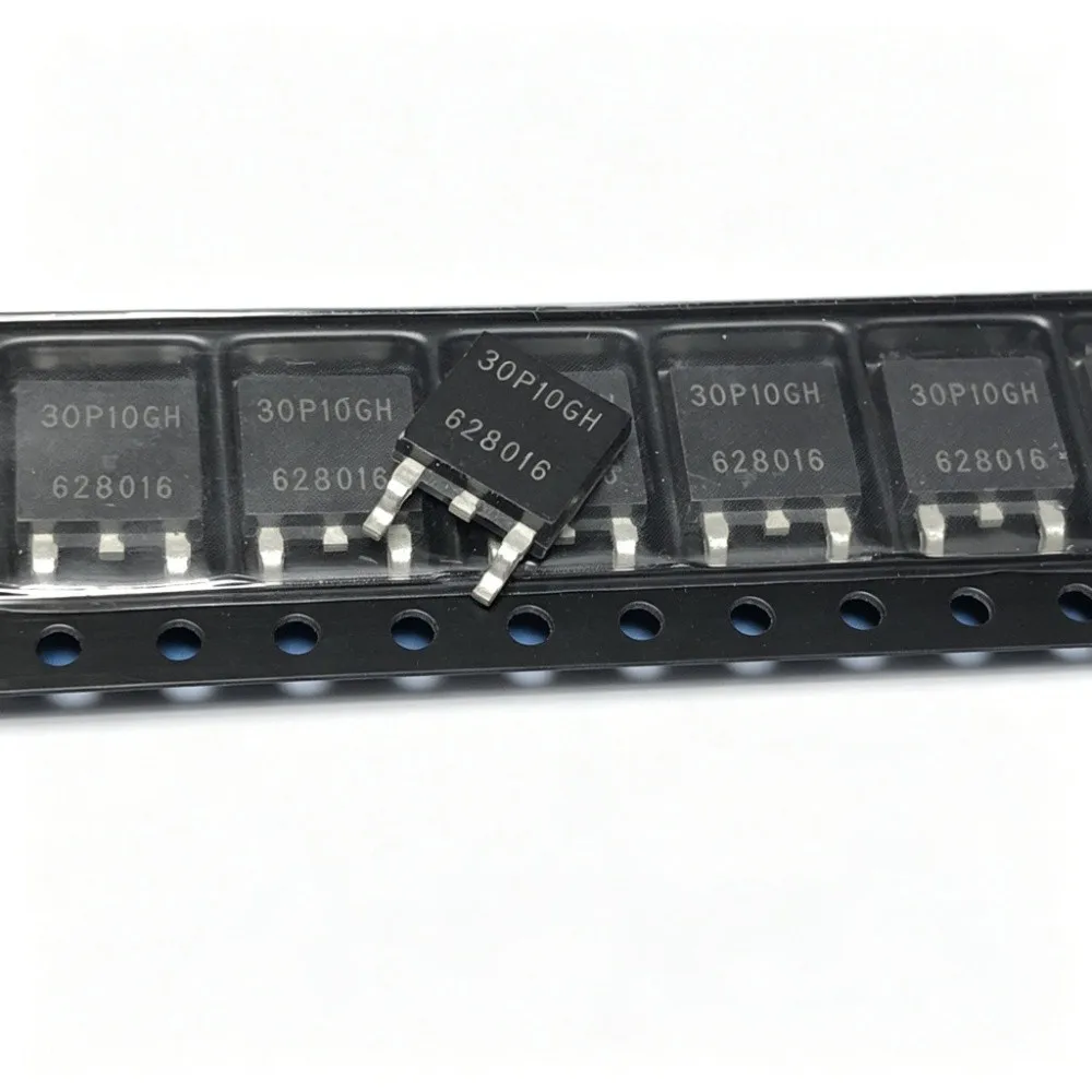 5PCS 30P10GH AP30P10GH-HF 100V 25A 65F420A IPD65R420CFDA 650V 80A IRFZ20 50V 15A CMP50N03 30V 50A KA78RM33 MBR3045CT 30A 45V