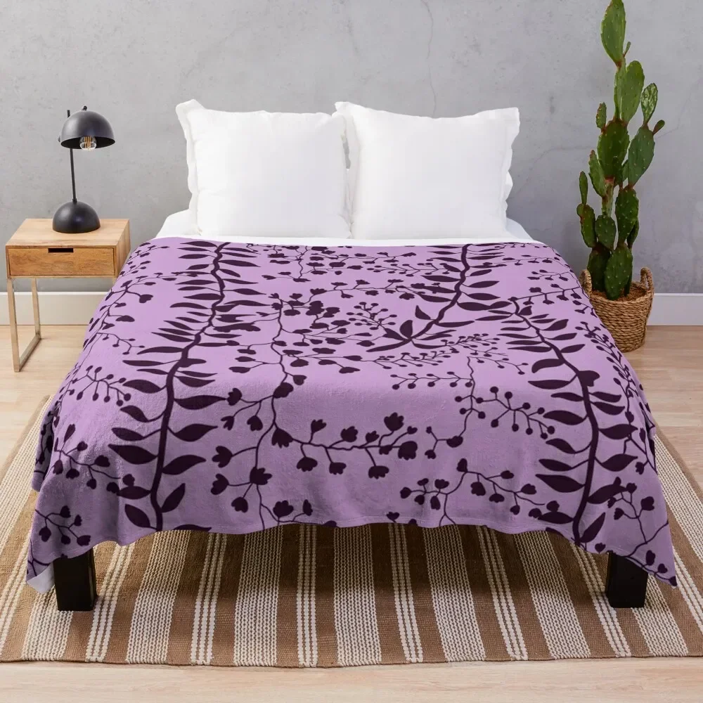 

Bella Swan Lavender Freesia Throw Blanket Hairy Blankets For Bed Multi-Purpose Blankets