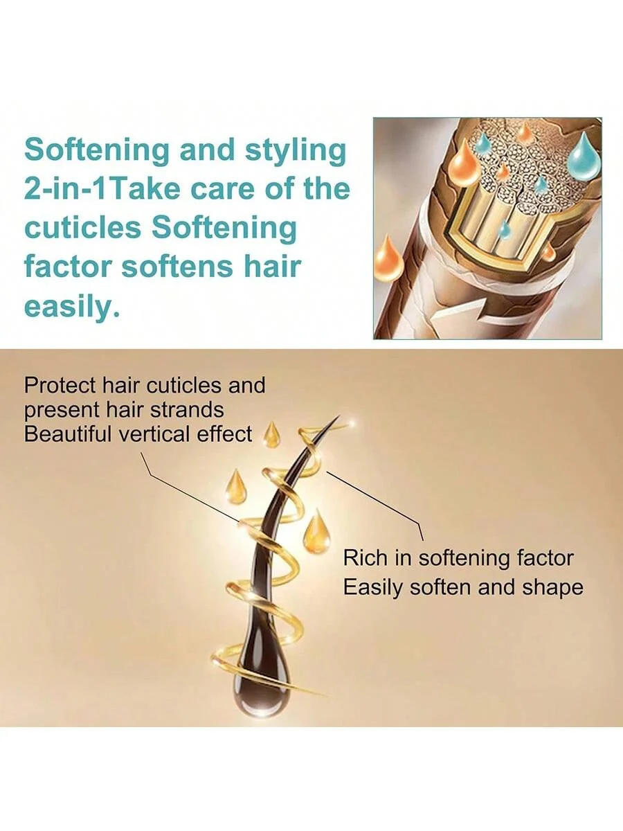 GZE Protein Correct Straight Hair Cream for Smooth and Sleek Hair - Frizz Control, and Shine Boost - for Silky Straight Results