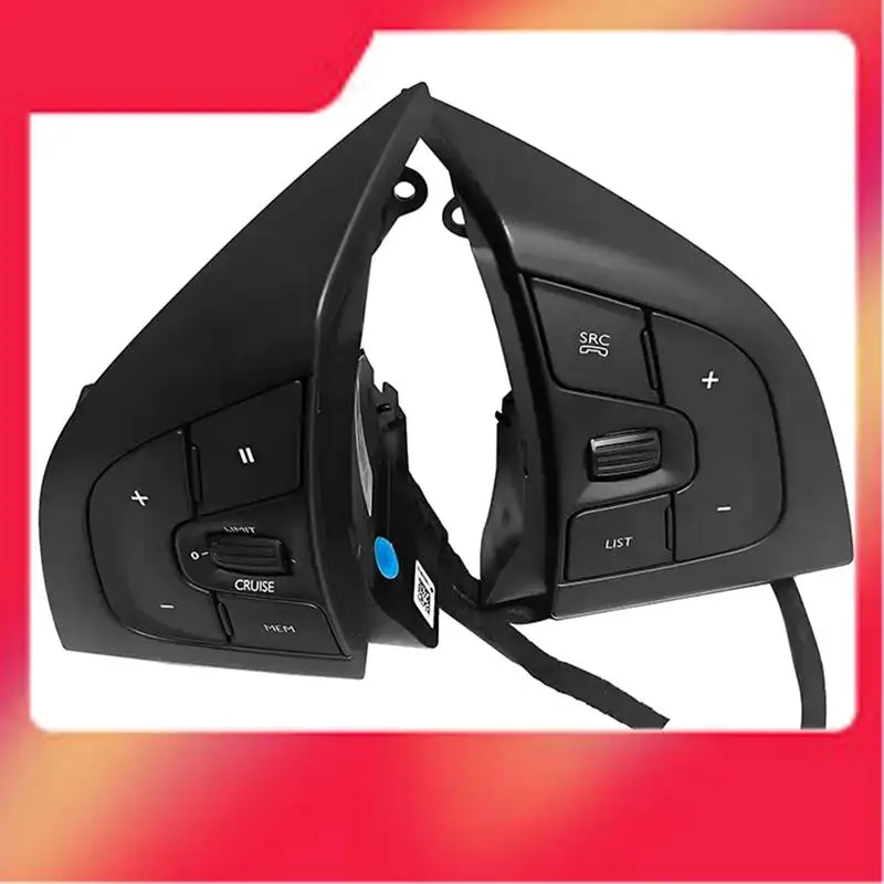

Car Steering Wheel Cruise Switch Button Audio Volume Control Switch Buttons For Citroen Cactus DS5 DS6-M54K