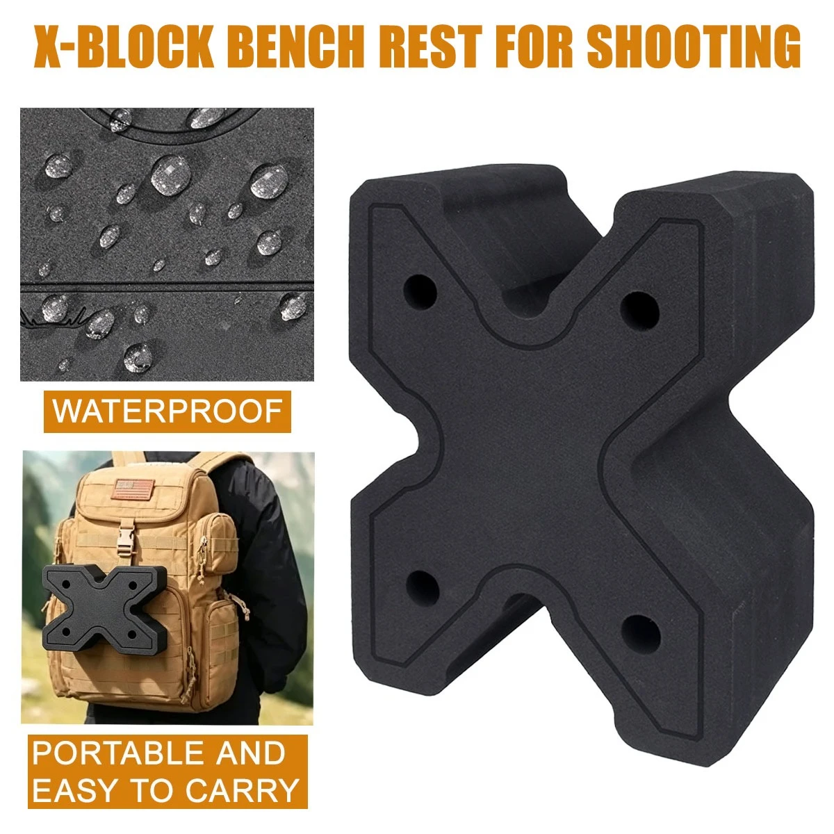 Tactical X-Block Bipod Shootin - đánh giá và giá Bipod Rifle Mount