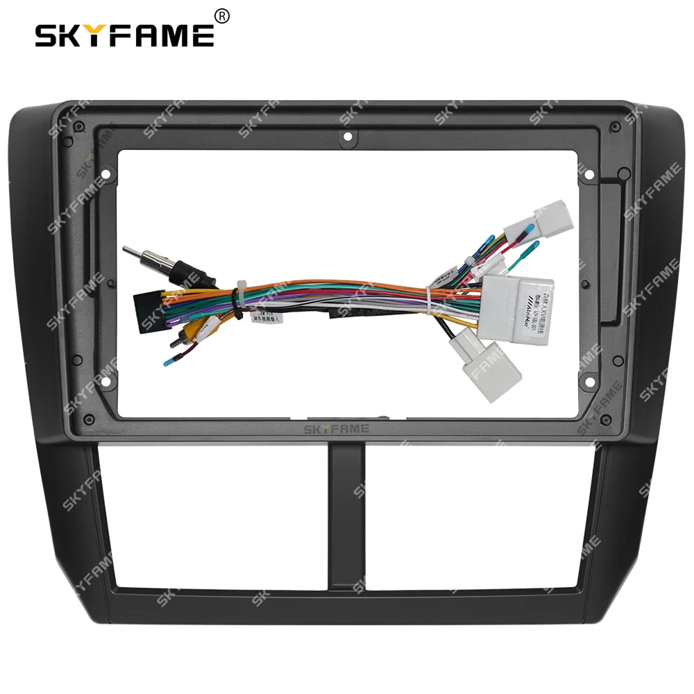 SKYFAME Car Frame Fascia Adapter Android Radio Dash Fitting Panel Kit For Subaru Forester XV Levorg