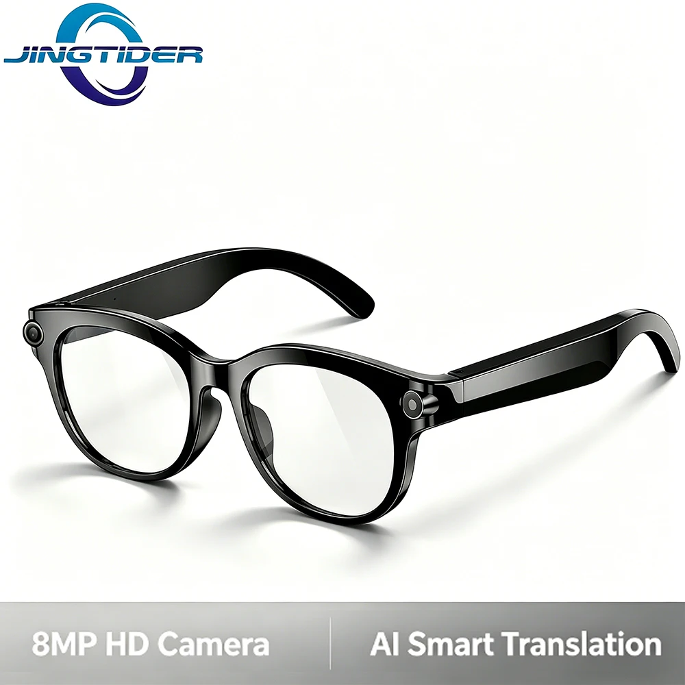 M89S Fashion AI Smart Glasses 8MP Camera Video Recording AI Real Time Translation Image Recognition Lightweight 40g Eyeglasses