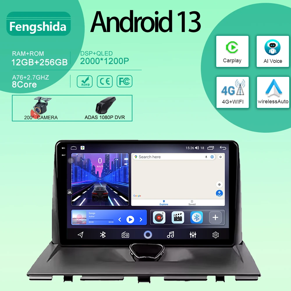 

Android Auto For Peugeot Expert 2 G9 2007 - 2017 Car Radio Multimedia Video Stereo Player Carplay Navigation GPS BT NO 2din DVD
