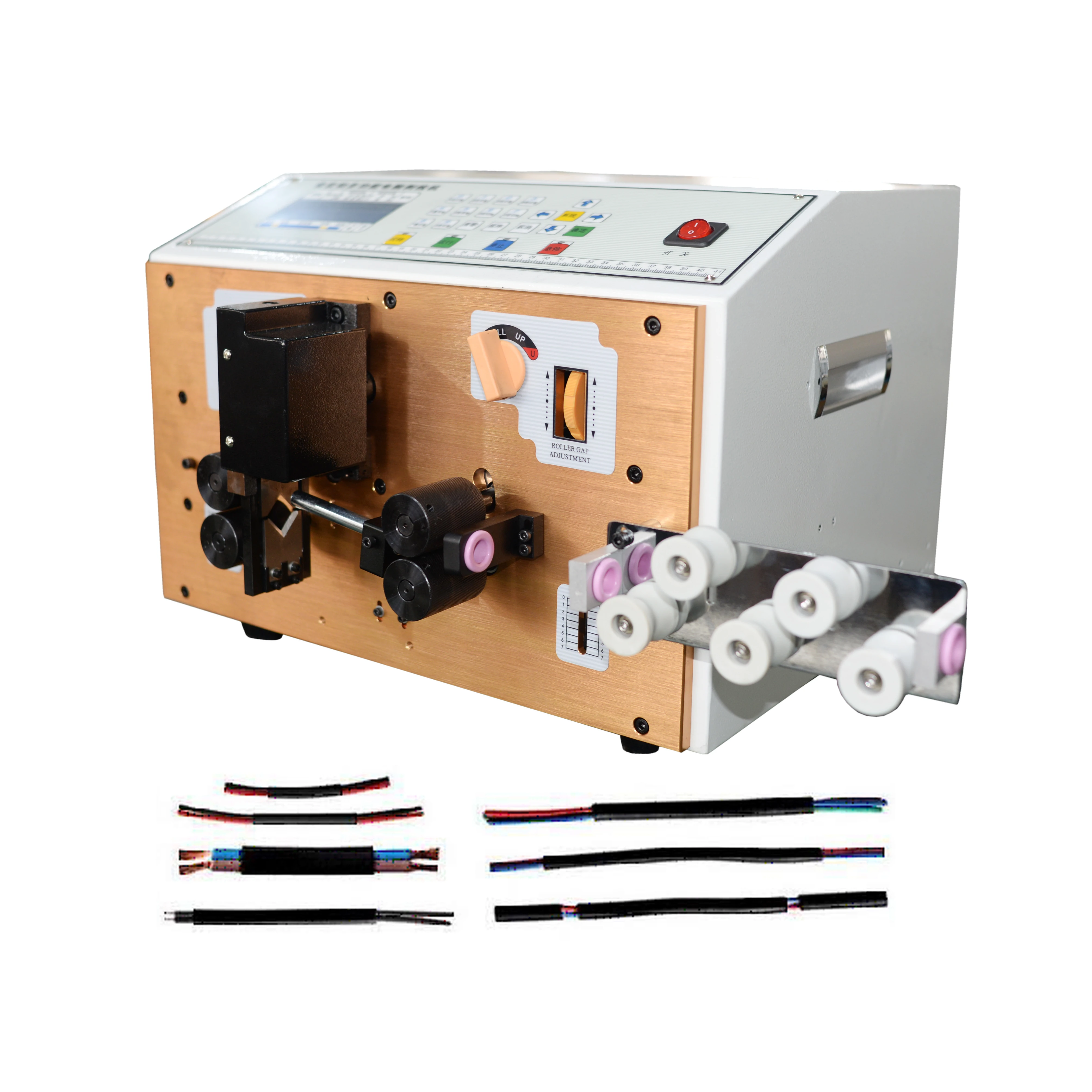 

Cutting And Stripping Semi-automatic Round Copper Electric Wire Line Cable Thread Extrusion Machine Machinery Cutter