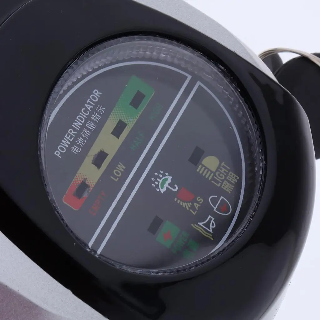 Motorcycle Odometer and Speedometer Digital Display Battery and Turn Indicators for Electric Bike 60V Universal
