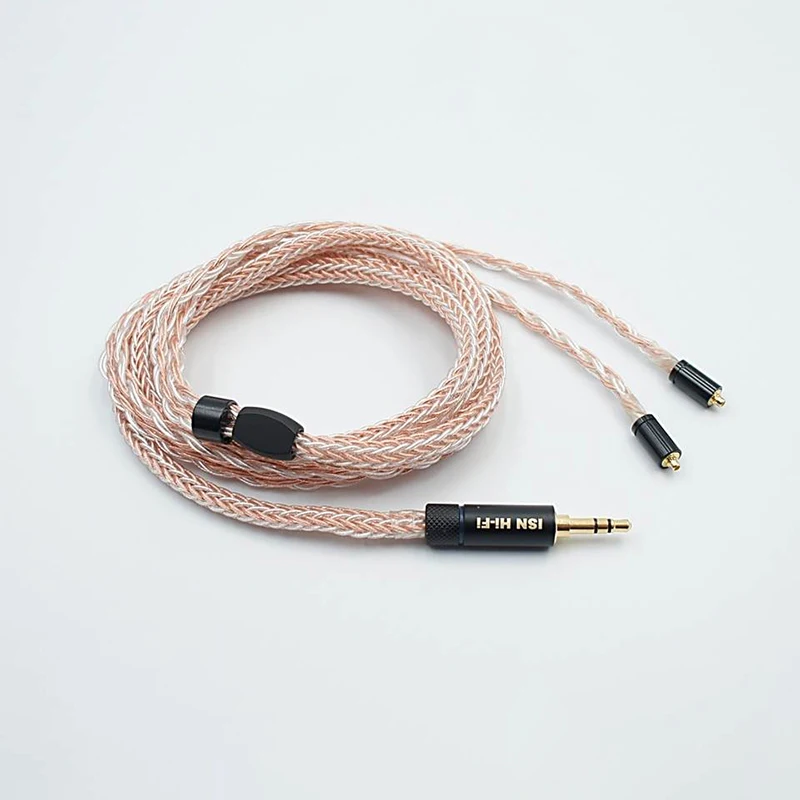 ISN Audio H16/S16 16 Shares HiFi MMCX/2pin 0.78mm Audiophile Earphone Replacement Cable IEM Upgrade Cable