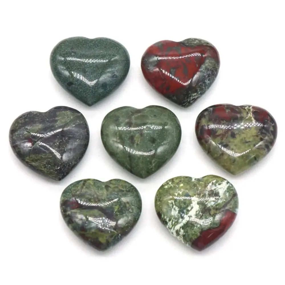 Gemstone Natural Crystal Stones Non-porous Natural Heart-shaped Stone Crystal 20mm Quartz Crystal Ornaments Home Decor