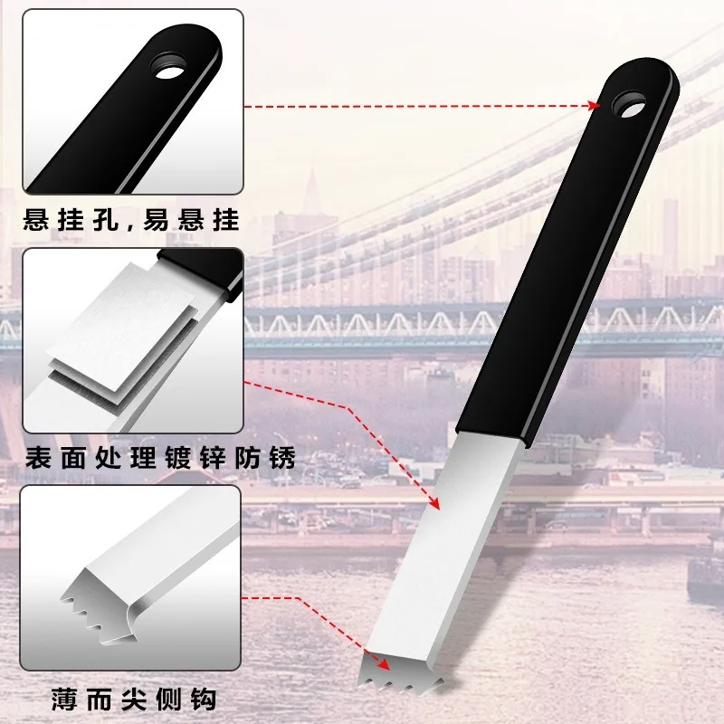 New Paver Puller Handheld Joint Scraper Teeth Paver Extractor Metal Removal Tool Garden Practical