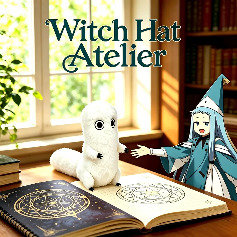 

Witch Hat Atelier Brush Bug Plush Toy Bendable Soft Fluffy Stuffed Doll Cute Anime Home Decor Gift for Kids Fans