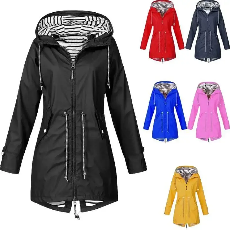 

Jacket Skin Shirt Casual Comf Hot Sale Of The Season Women's Three-in-One Outdoor Climbing Suit Zipper Solid Color Lining Hooded