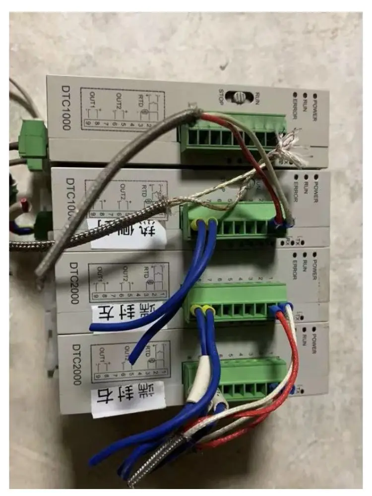 Second-hand    DTC2000V   PLC module   test  OK     Fast Shipping