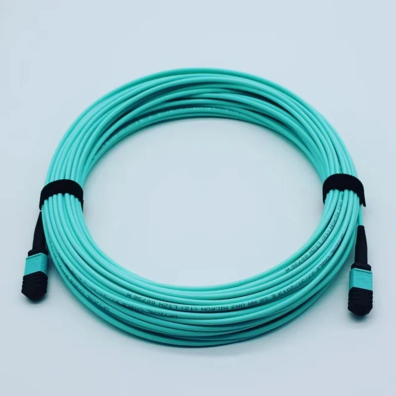 24 Core or 48 Core MTP MPO Backbone Cable 10m Fiber Optic Jumper for Wired LAN Industrial Use