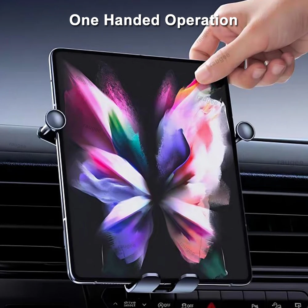 Penyangga Ponsel Mobil untuk Samsung Galaxy Z Fold 7 6 5 4 3 2/Flip 7 6 5 4 Layar Lipat Dudukan Ponsel di Ventilasi AC Mobil