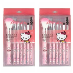 Sanrio Hello Kitty Makeup Brush Set, Anime Fashion Jewelry, Blush, Eyebrow, Lip, Shadow Brush, Beauty Tools, Gift Gift with Box 12 Main Sales Stuff from Hello Kitty - №12