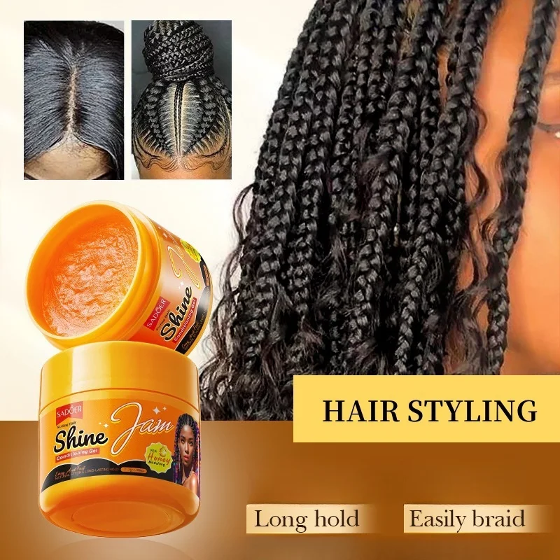 113g of Hair Care Gel, Containing Beeswax, Tocopherol, and Honey Extract, Its Texture Is Refreshing and Non-Sticky, Making It Easy to Style Hair Details, Allowing You to Change Your Hairstyle at Will and Showcase the Charm of Your Fashion Personality. Suitable for All Hair Types.