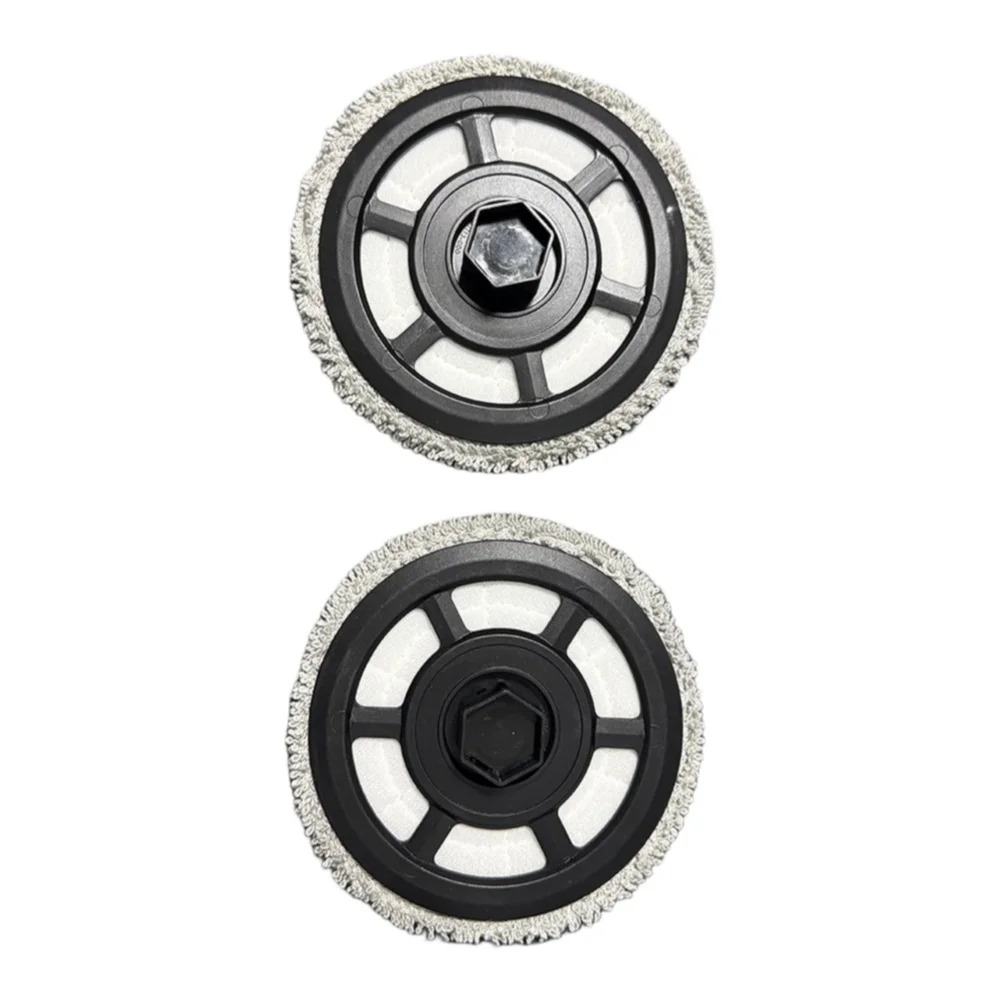 Two Dishcloth Holders and Two Dishcloths Designed for JONR For P20 for Pro Robot Vacuum as Integrated Mop Bracket Solution
