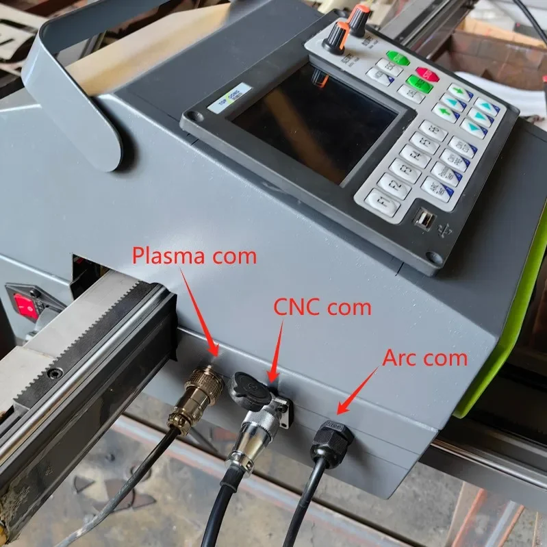 Portable Plasma CNC Cutting Machine crossbo Pantografo 1530 1500 3000 DXF files cutter nest software cut equipment