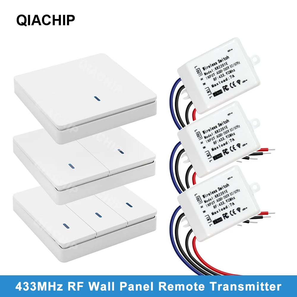 

remote 433mhz433 MHz AC 85V 110V 220V 1 CH Wireless Remote Control Receiver Relay Switch Module 433.92 LED Light Lamp Controller