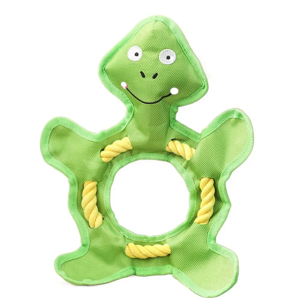 

Bite Resistant Rope Knot Dog Toys Duck/Frog Shape Soft Dog Interactive Cotton Rope Toy Cartoon Dog Chew Toy Teeth Cleaning
