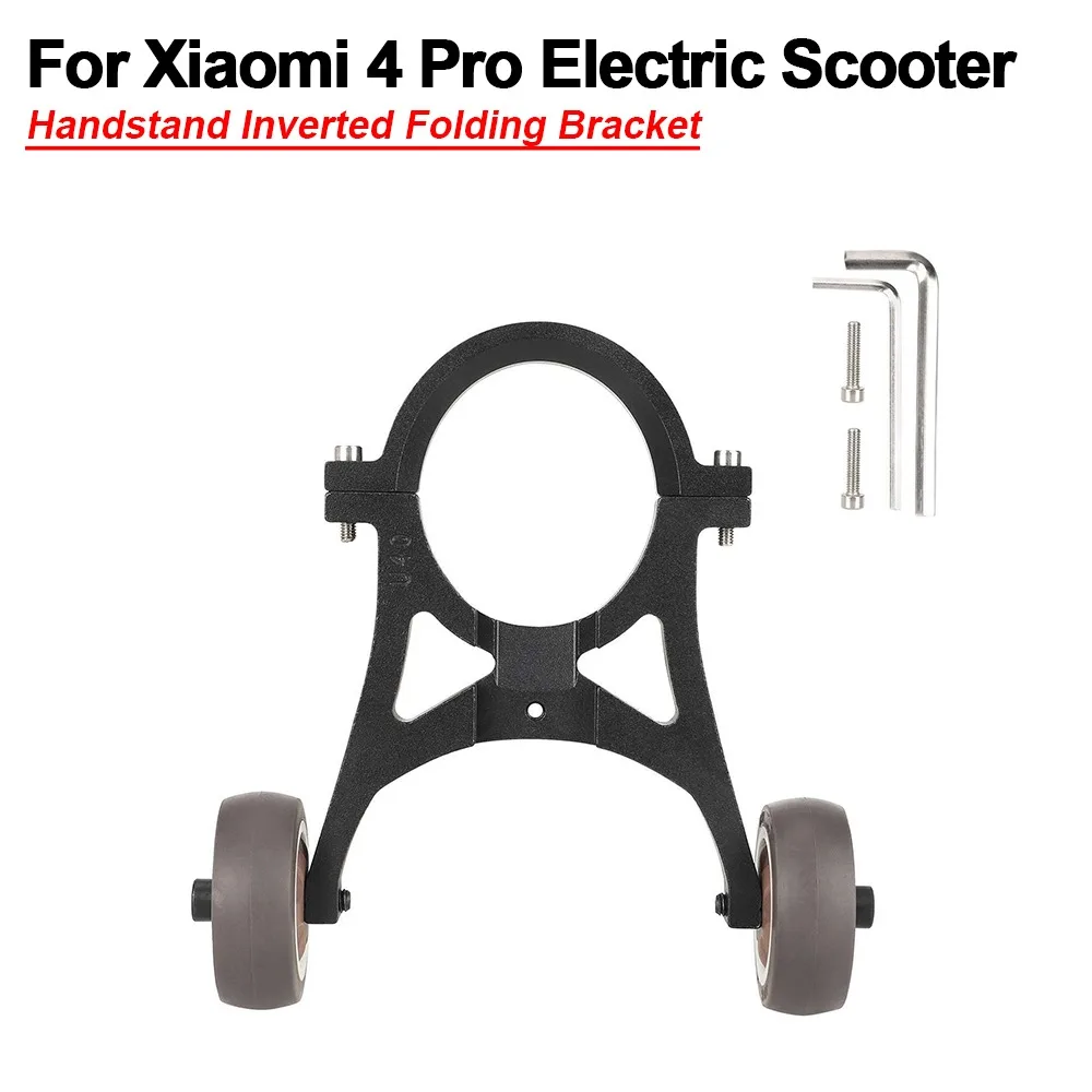 

Handstand Inverted Folding Bracket for Xiaomi 4 Pro Electric Scooter Auxiliary Small Wheel Accessories