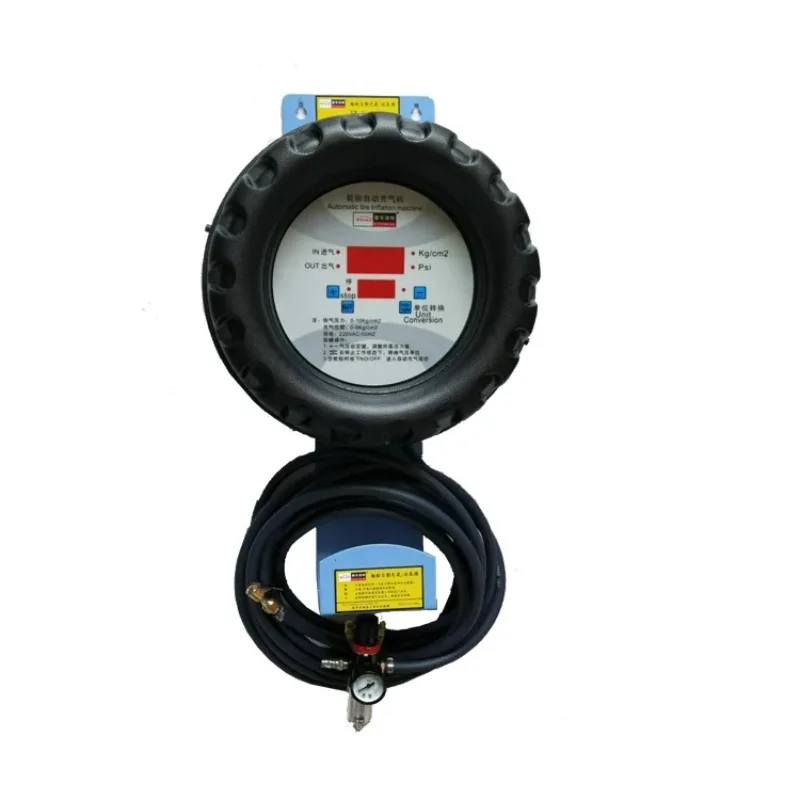 wall amount digital tire inflator for tire repair shop