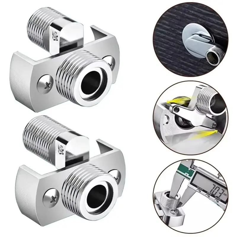 ABGH-Eccentric Screw Faucet Bent Foot Corrector Shower Conversion Foot Corrector Accessories