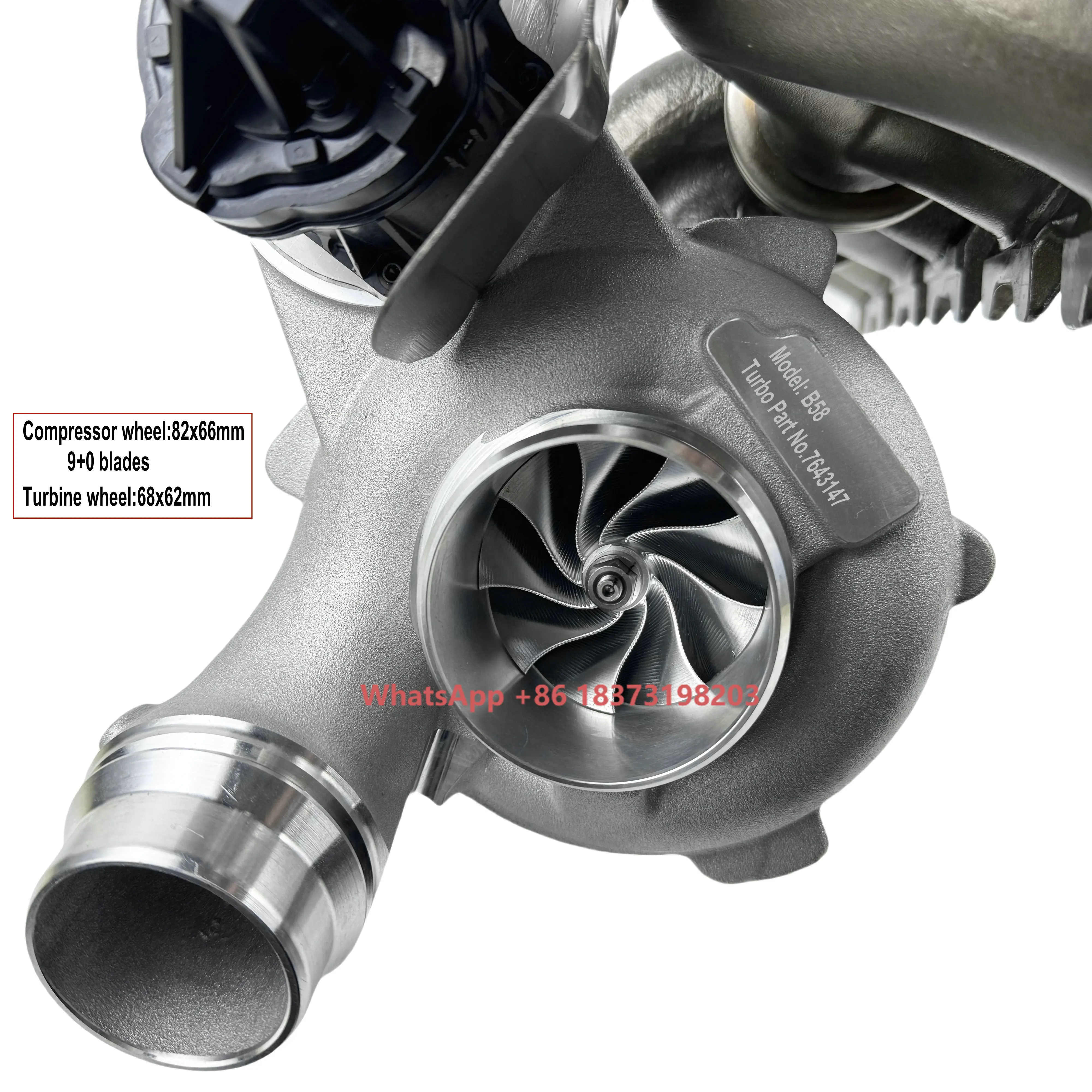 

MFS Upgrade Turbocharger B58 7643147 Turbine 11658637041 1165239700 for 340 I 440i 740i M140i M240 F22 F23 B58B30