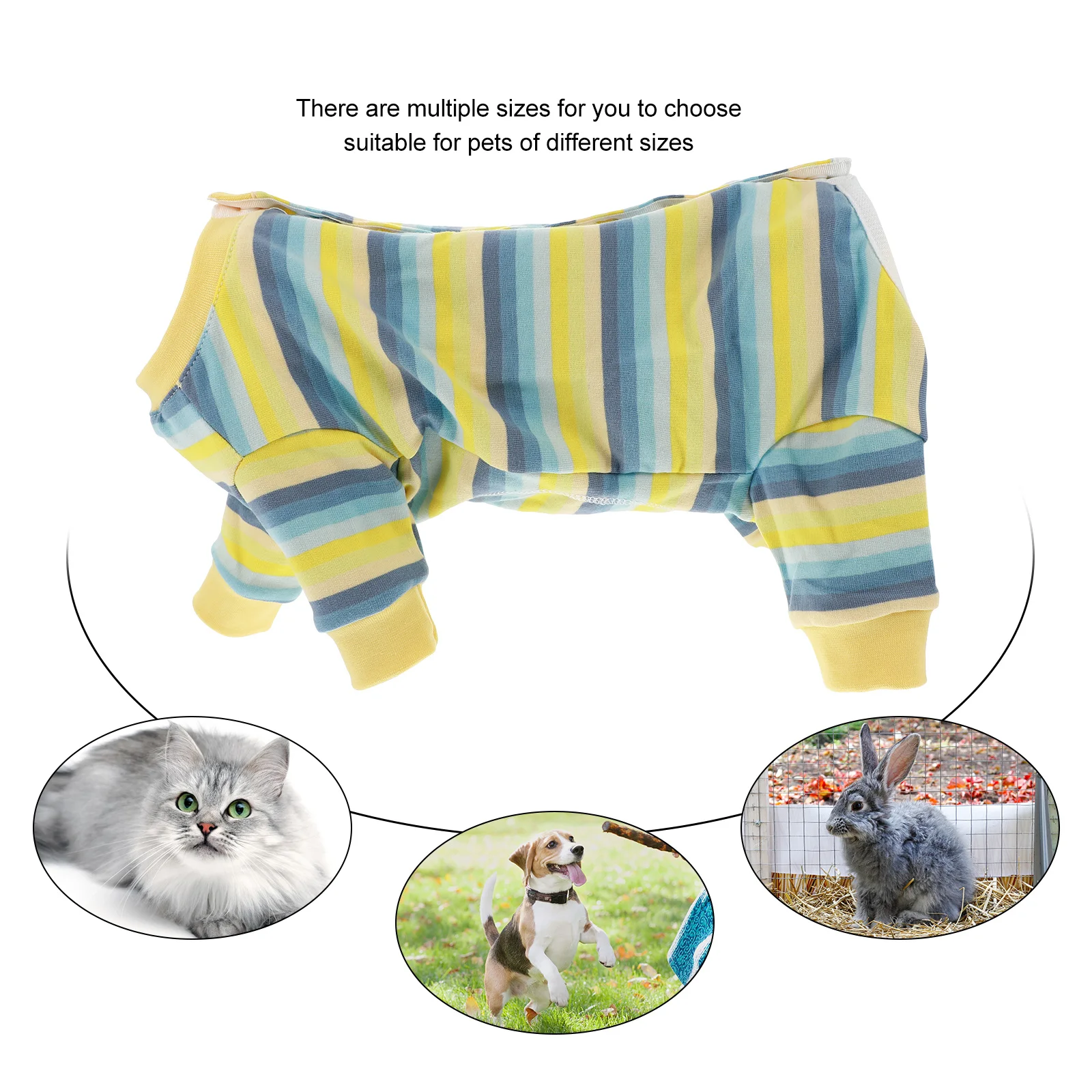 

Anti-Licking Anti-Scratching Dog Recovery Suit Post Shaving Surgery Wound Protector Vest For Skin Diseases Incontinence