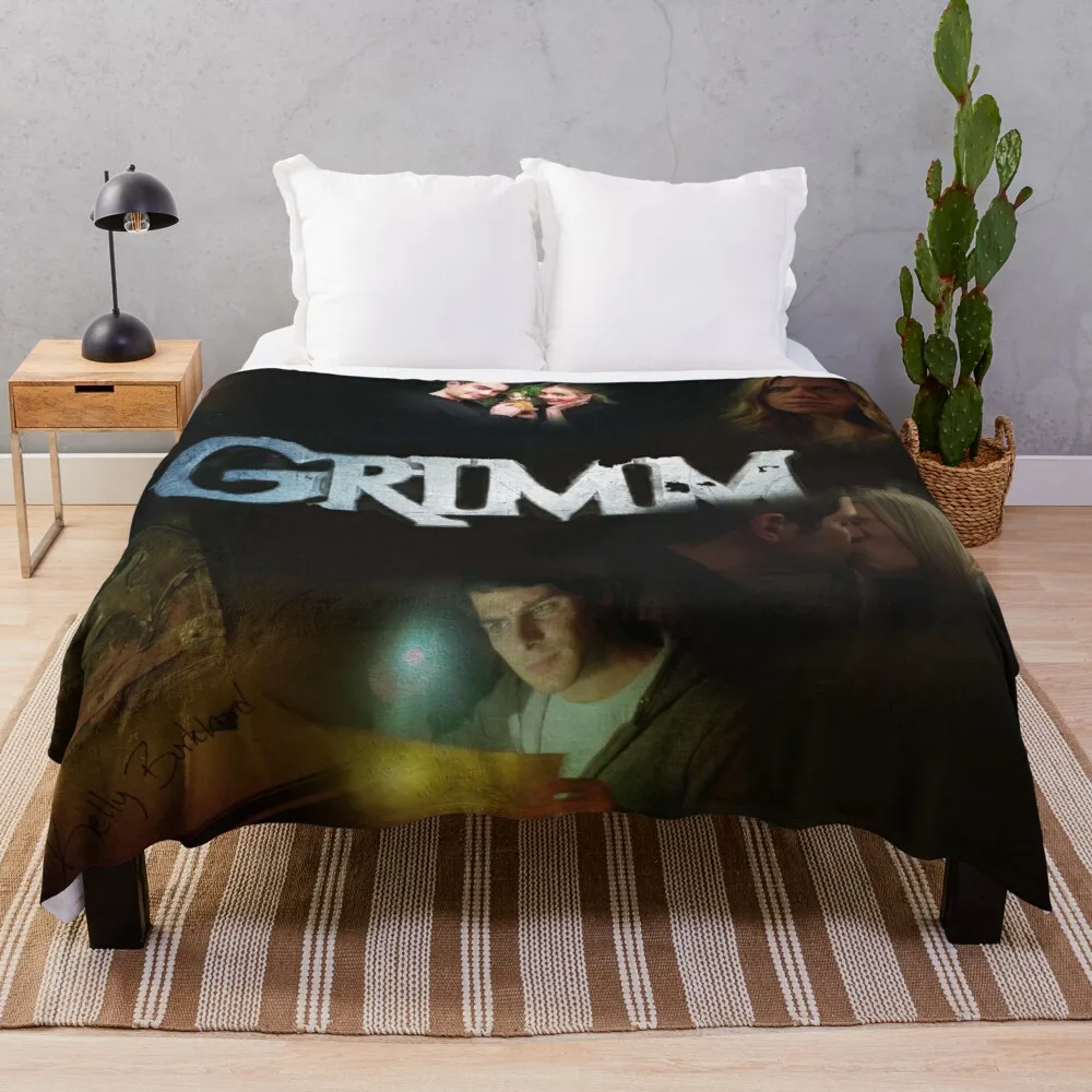 Grimm- Nick and Adalind Throw Blanket Blanket For Decorative Sofa Double-Sided Blanket Plush Blankets