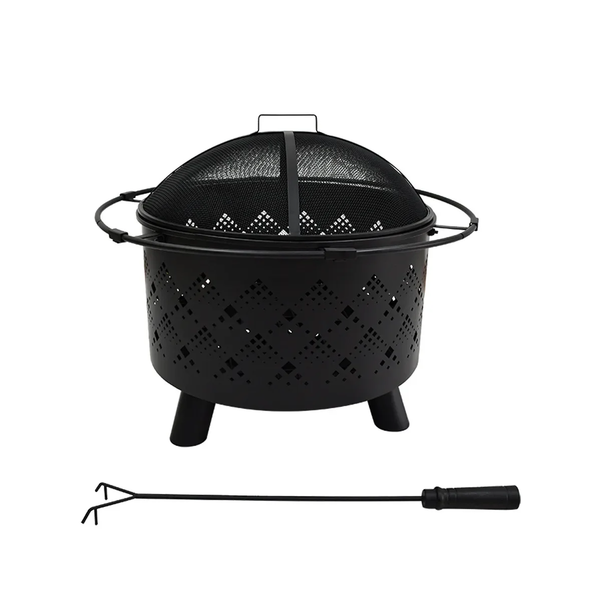 Outdoor heating stove Charcoal brazier Fire grill BBQ grill Field picnic Camping tea grill Supply
