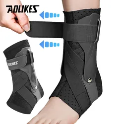 AOLIKES 1PCS Ankle Sprained Support Brace Ankle Splint Stabilizer Protect for Sprained Ankle Injury Recovery Achilles Tendonitis