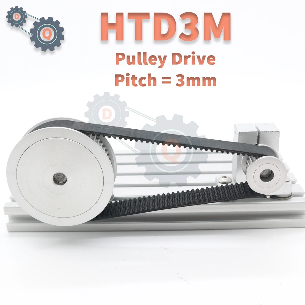 HTD 3M Timing Pulley 20T 20Teeth 30T 30Teeth HTD3M Belt Pulley 40Teeth 40T 48T 60Teeth 60T Gear For Belt Width 10/15mm 3M Pulley