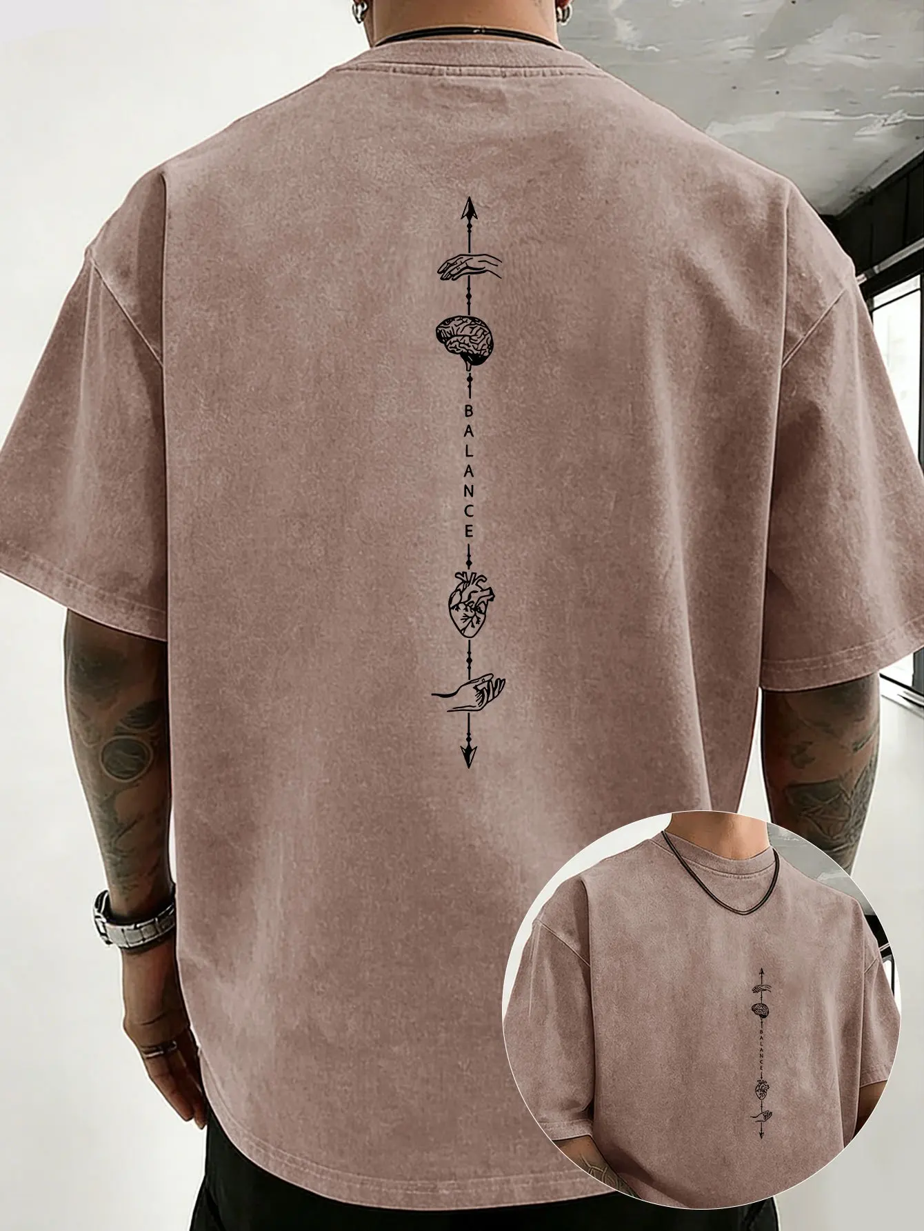 Cross-border Hot Sale Men Short Sleeve T-shirt 9 Colors Trend Print Loose Slim Plus Size Casual Versatile Streetwear Top S-3XL