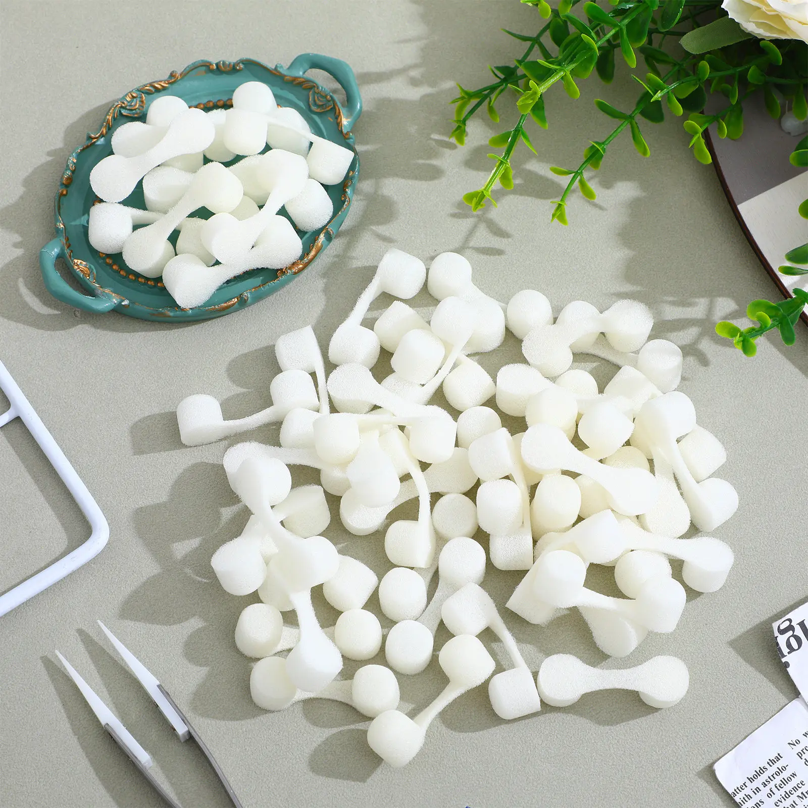 50Pcs Nasal Filters Dustproof Reusable Breathable Protection for Dust Woodworking Sanding