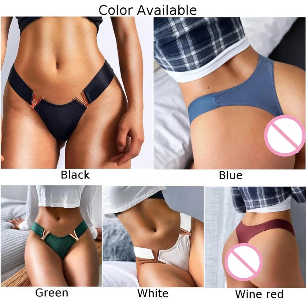 Womens Sexy Seamless Thong G-String Panties Hihg Elastic Underwear High Cut No Trace Lingerie Soft Underpants T-back Nightwear