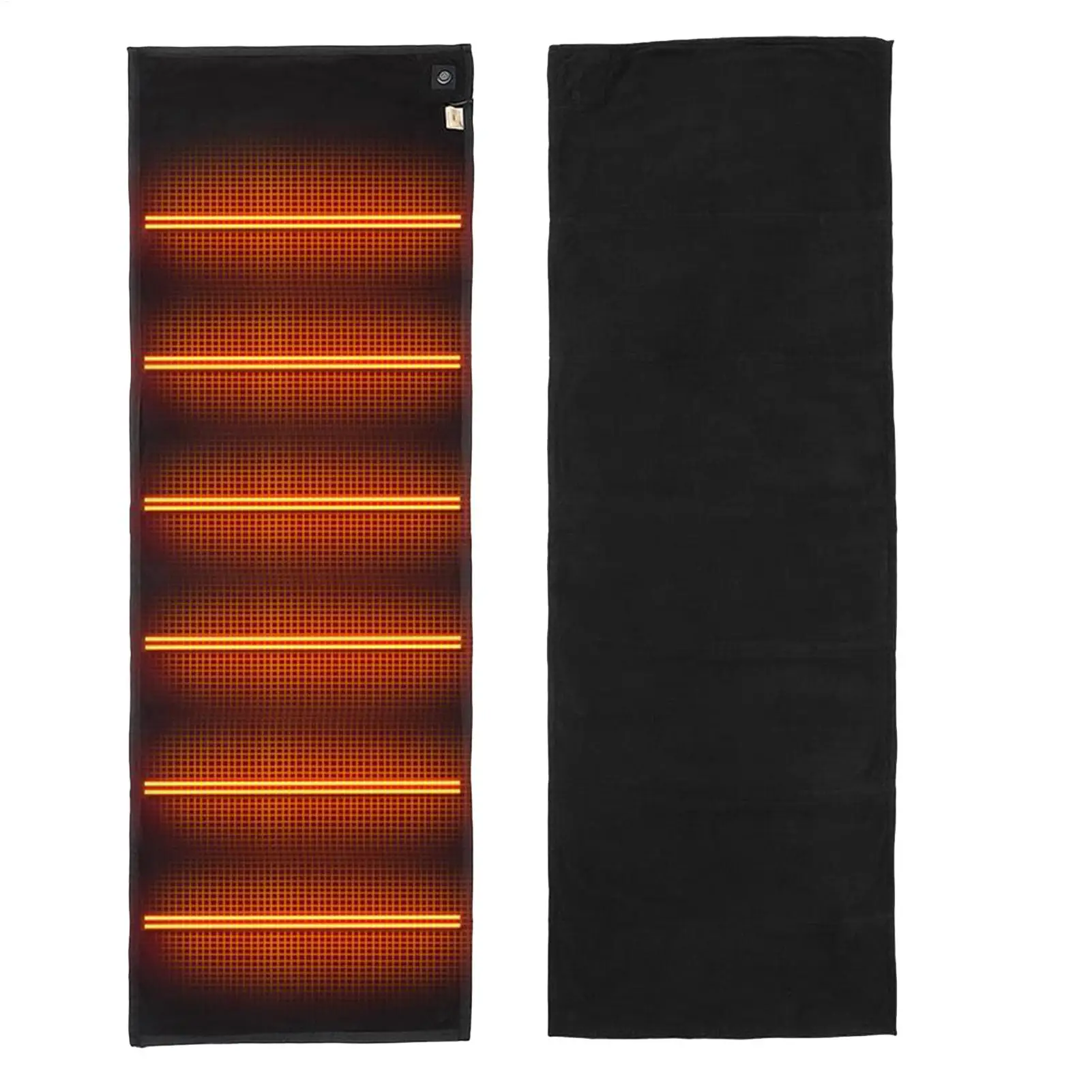 في الهواء الطلق USB التدفئة بساط نوم طوي العزل الدافئ التخييم ساخنة النوم فراش قابل للتعديل كيس النوم حصيرة بطانية #2