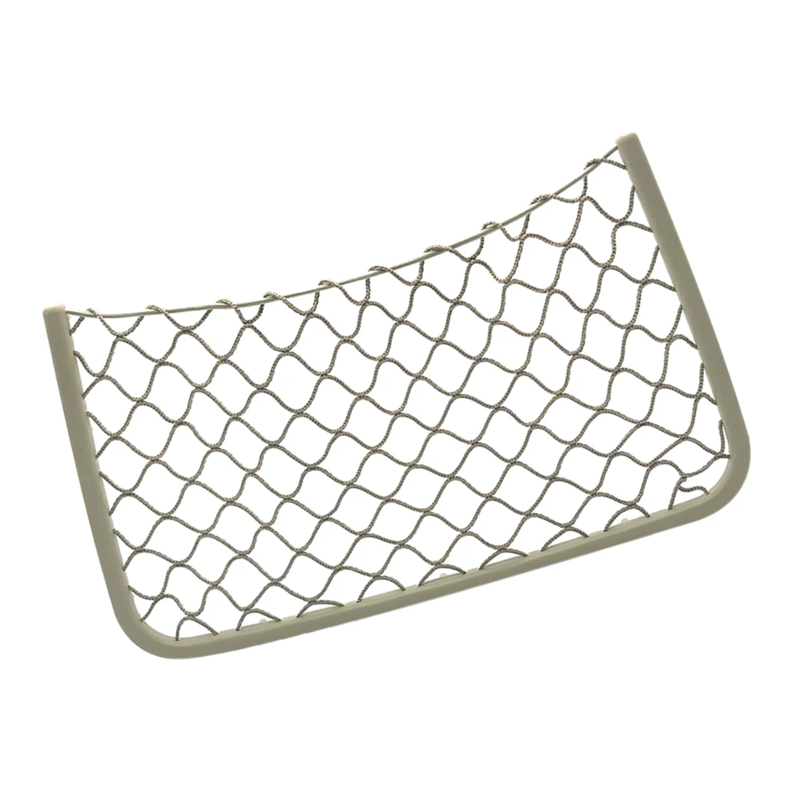 Front Right Seat Back Map Storage Pocket Net Fit for Toyota Land Cruiser LC100 1998 1999 2000 2001 2002 2003-2007 Beige Nylon