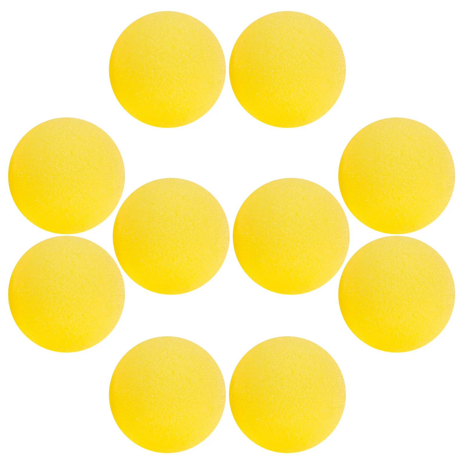 10Pcs Round Sponge Balls Trick Props Soft Sponge Balls Performance Supplies Party Festival Interactive Accessories