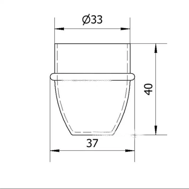 1pc Ash Determination Crucible MAGD1-002 for Industrial analyzer High Temperature Resistance Alumina Crucible  Lab Supplies