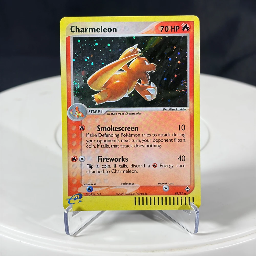 PTCG Proxy-Karten EX-Serie Rayquaza Gold Star Charizard Gengar Pikachu Hobbys Sammlerstücke Spielesammlung Anime-Karten