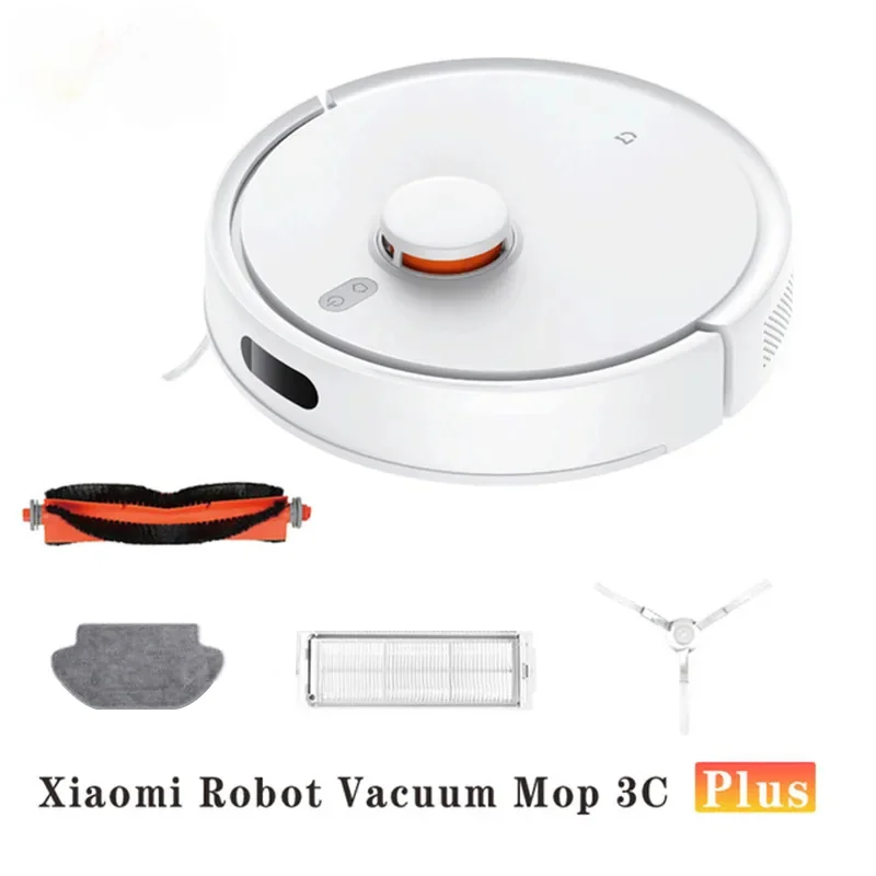 XIAOMI MIJIA 3C Plus Robot Vacuum Cleaner and Mop5000PA For Home Appliance Dust LDS Scan  Cyclone Suction Washing Mop Smart Plan